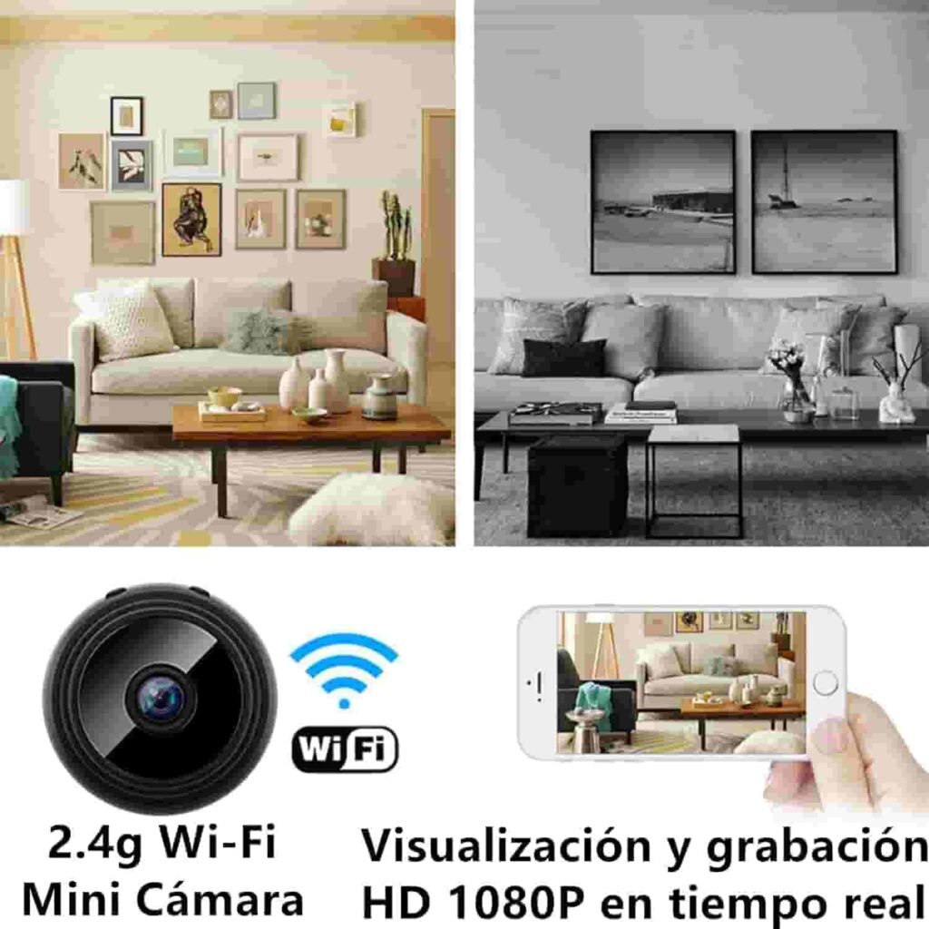 Detalles y características de la mini cámara de seguridad Infun