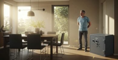 Persona-pensando-donde-poner-caja-fuerte-en-casa