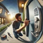 Instalar-cerradura- eléctrica-puerta-exterior