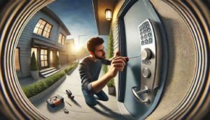 Instalar-cerradura- eléctrica-puerta-exterior