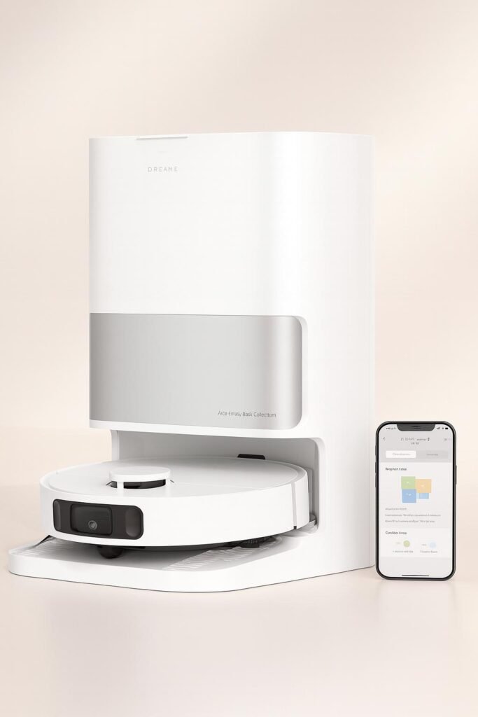Robot aspirador Dreame color blanco