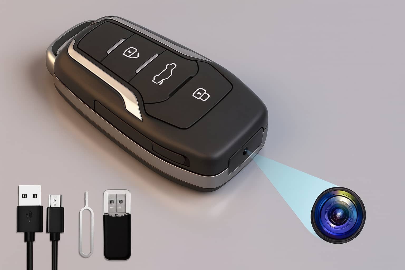 Otadug camara espia llave coche